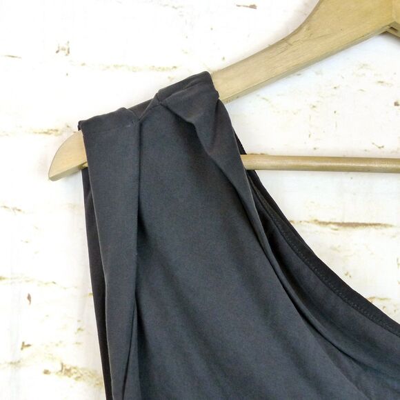 Pilcro Anthropologie One Shoulder Top Womens XL Gray Ruched Side Modal Blend - Picture 6 of 12